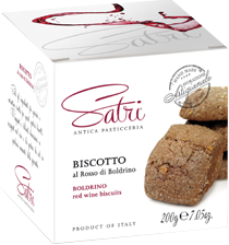 astuccio biscotti al rosso di boldrino